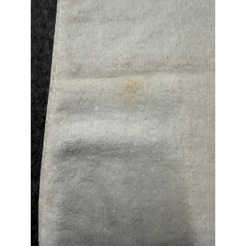 Vintage Cannon Hush Puppies Basset Hound Tennis hand Towel White Cotton 80s